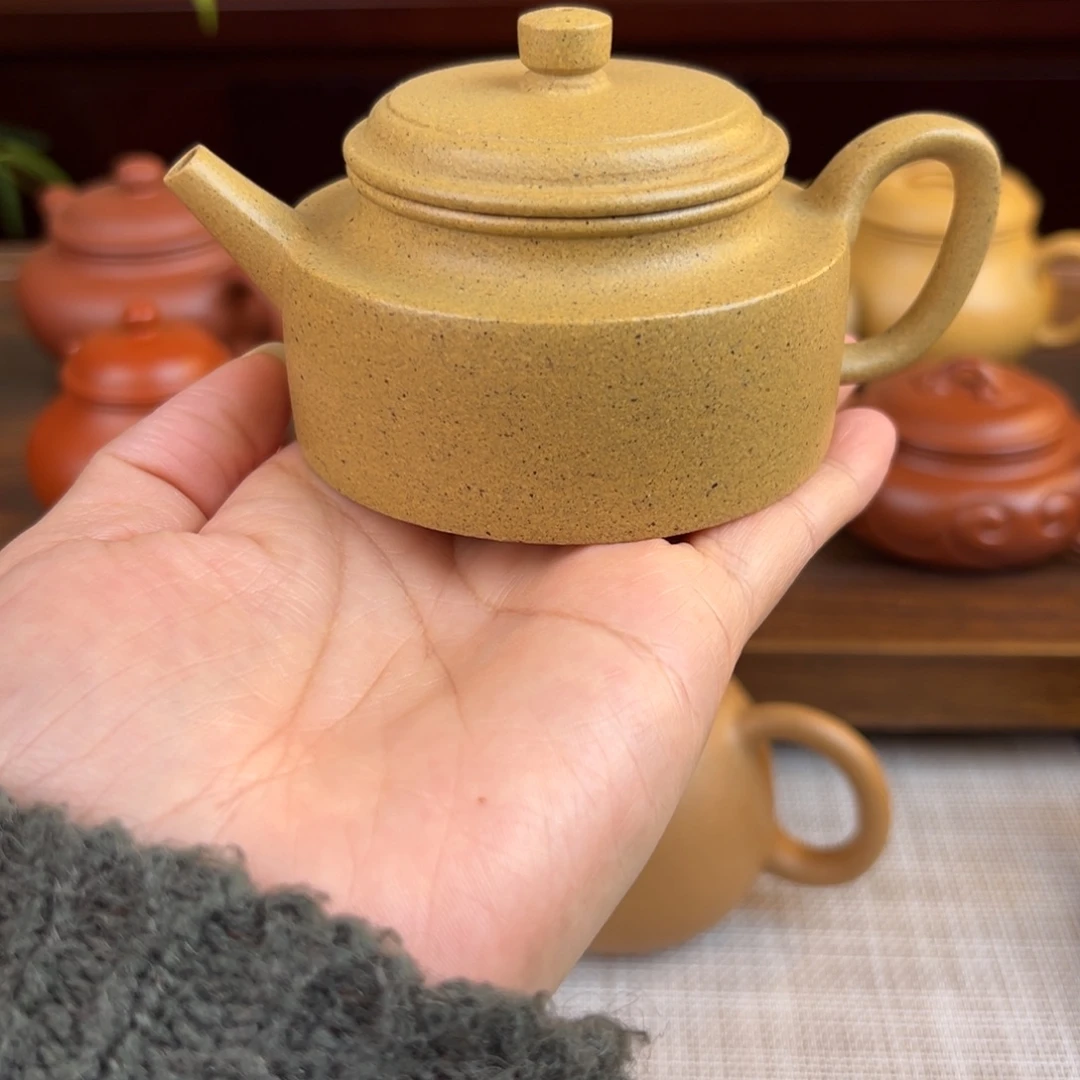 紫砂茶壶黄金段德钟全手120cc