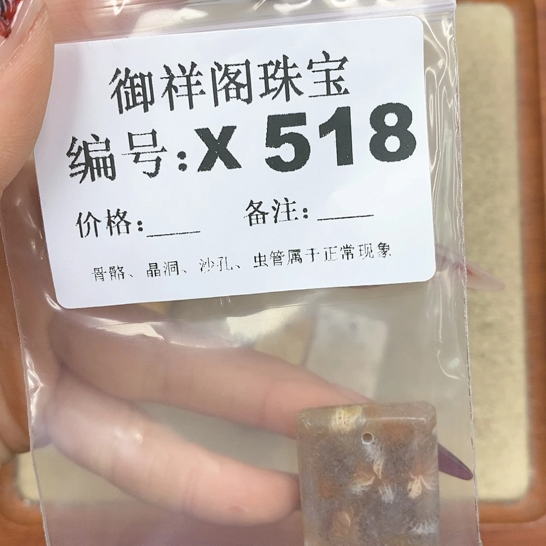 硅化珊瑚（珊瑚玉）颈饰未镶嵌阳****