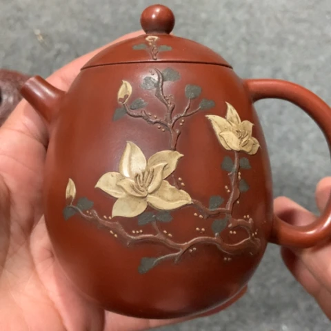 紫砂茶壶陶瓷摆件工艺品