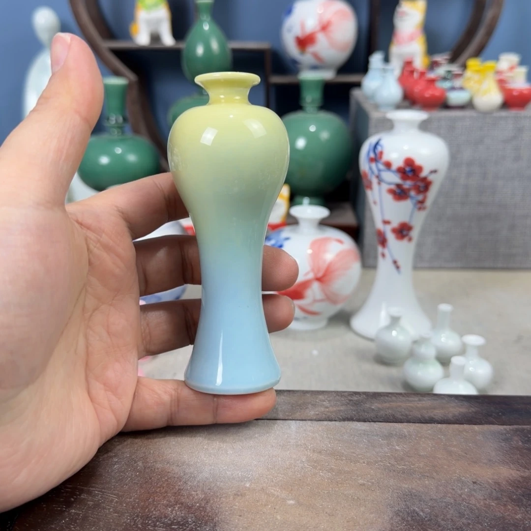 陶瓷手工小花器摆件