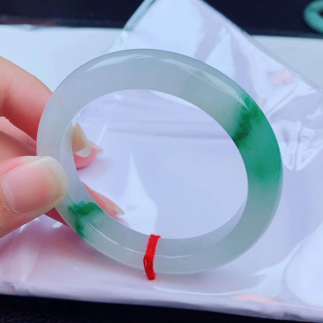 翡翠未镶嵌手镯天然缅甸翡翠A货手镯