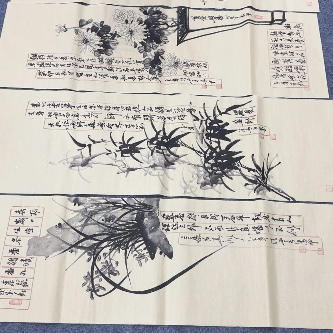 国画国画作品宣纸纯手绘