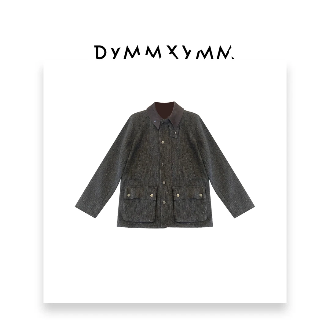【DYMMXYMM】-《猎影》-【黑标】.秋款粗纹猎装夹克-5FWY6464