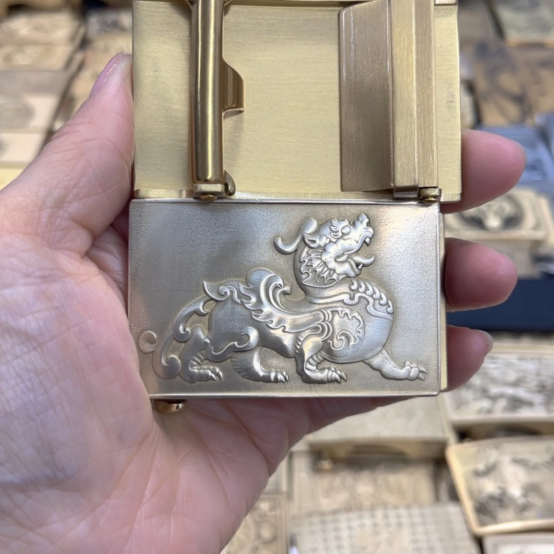 黄铜内穿3.5雕刻貔貅