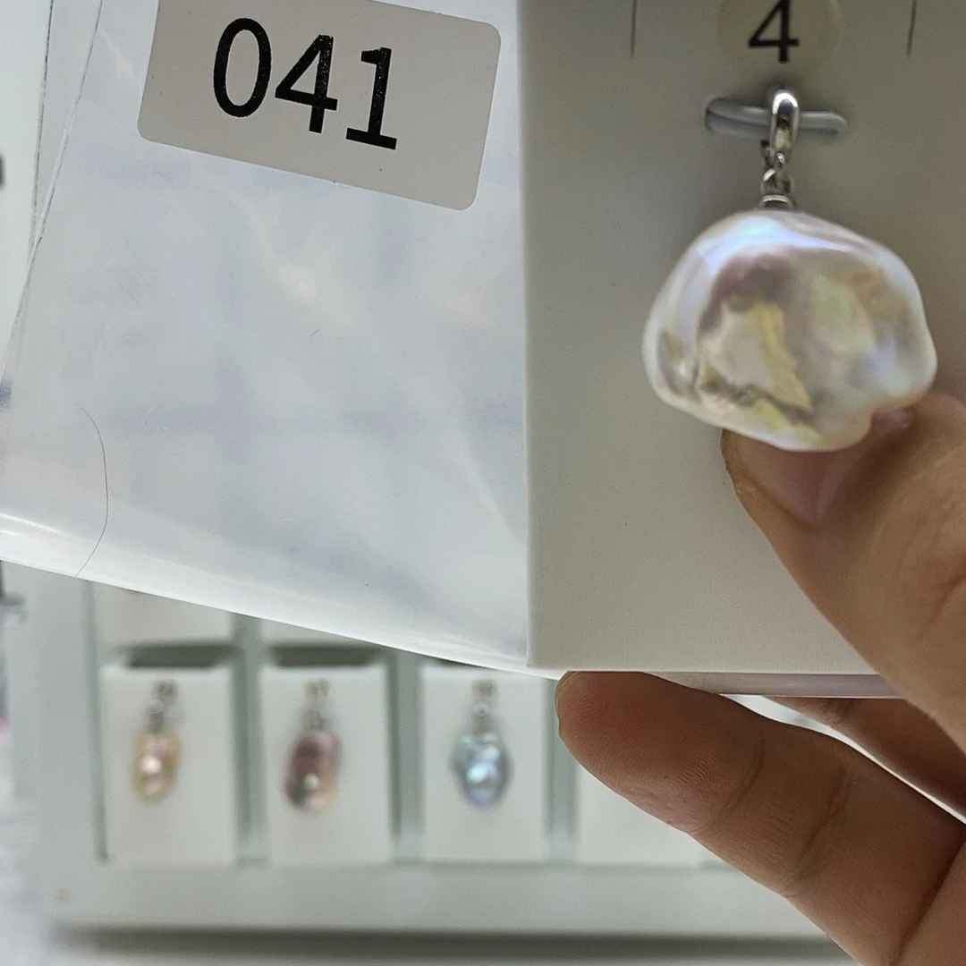 淡水珍珠巴洛克珍珠001合金