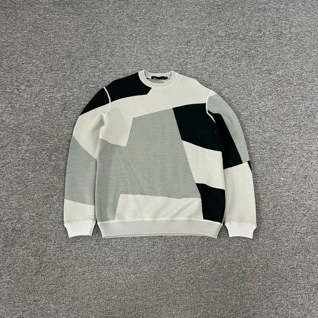 99新 AMIPARIS 大王 几何针织毛衣