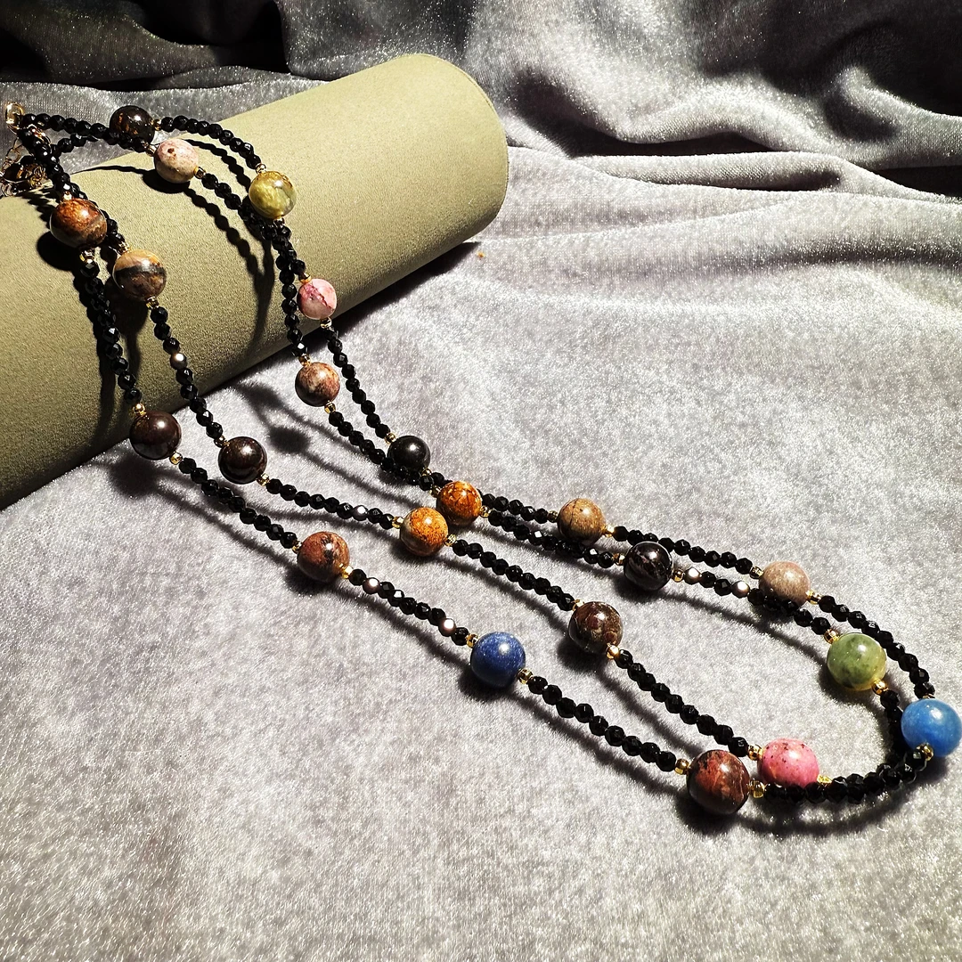 【皇后甄选】C022703 辰砂DIY彩色款式项链 多样性发其一