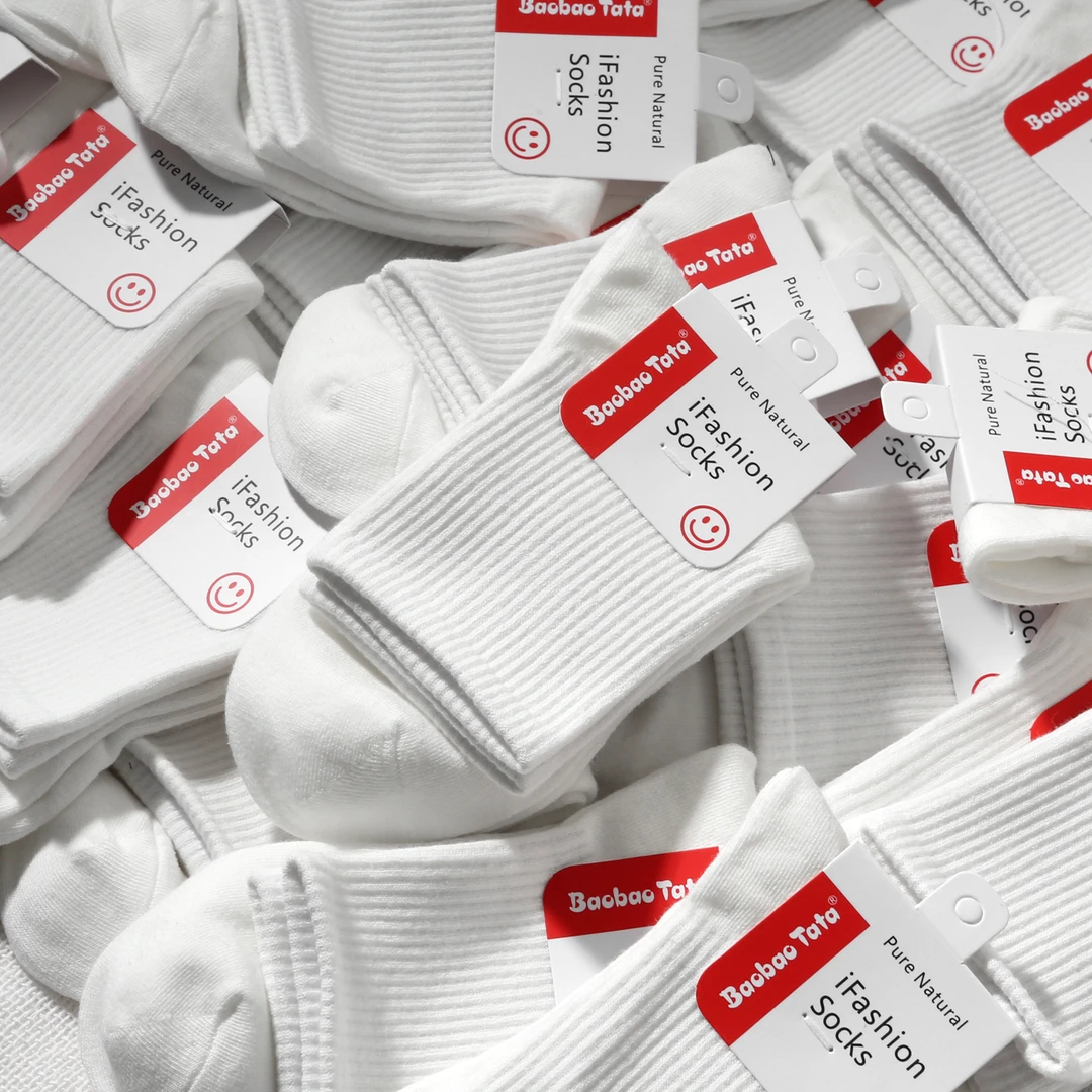 3双纯色棉袜白色袜子男女短筒短袜中筒祙运动学生袜潮情侣长筒袜