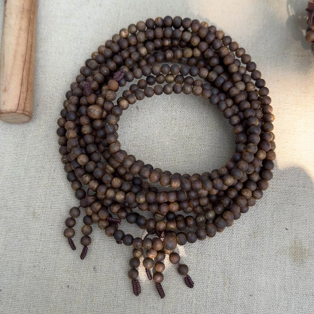 沉香手串绿奇楠多圈约0.6-13多样性发一条