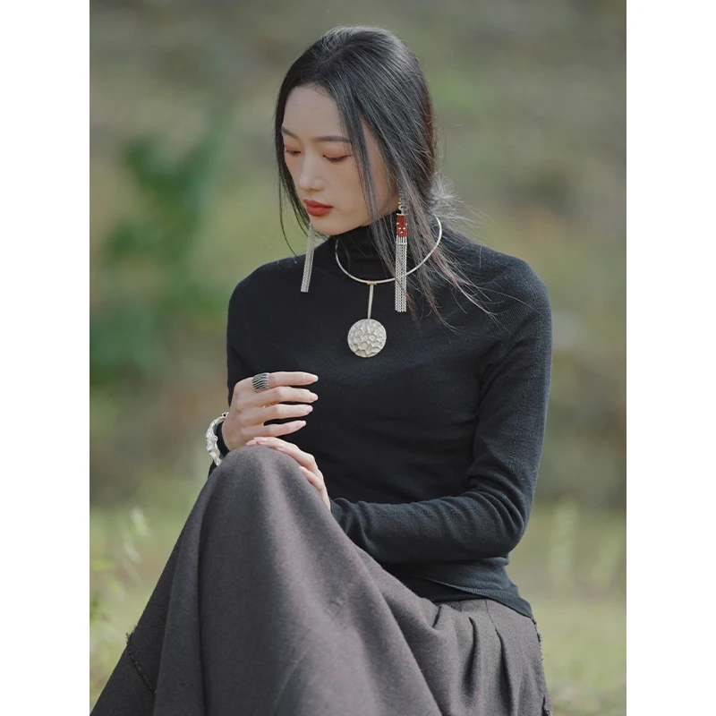 游尘衣物/高领打底