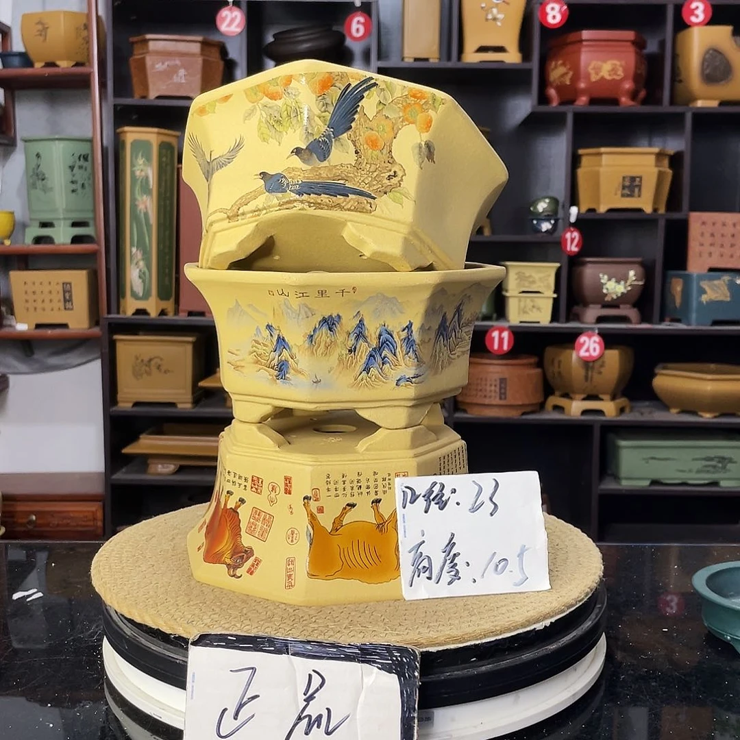 D-盆尚好紫砂花盆
