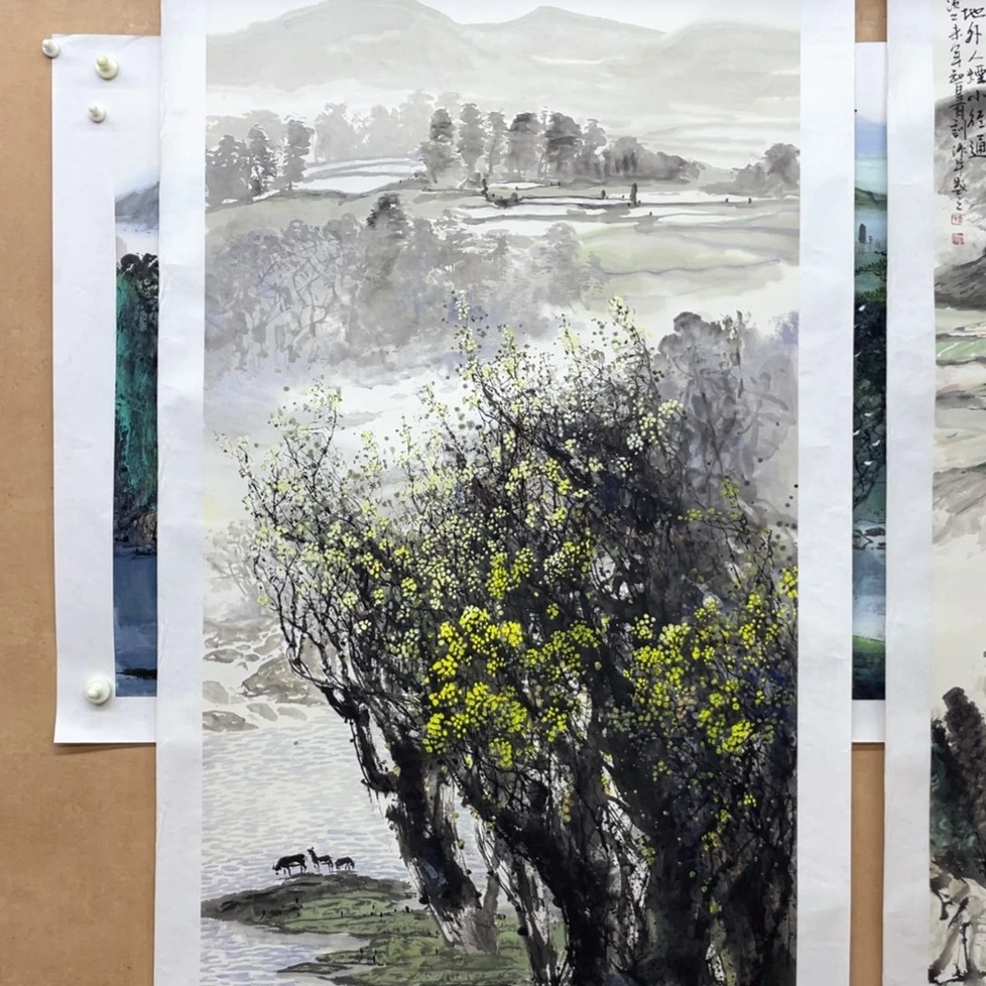 国画手绘国画，精品山水，2015年创作