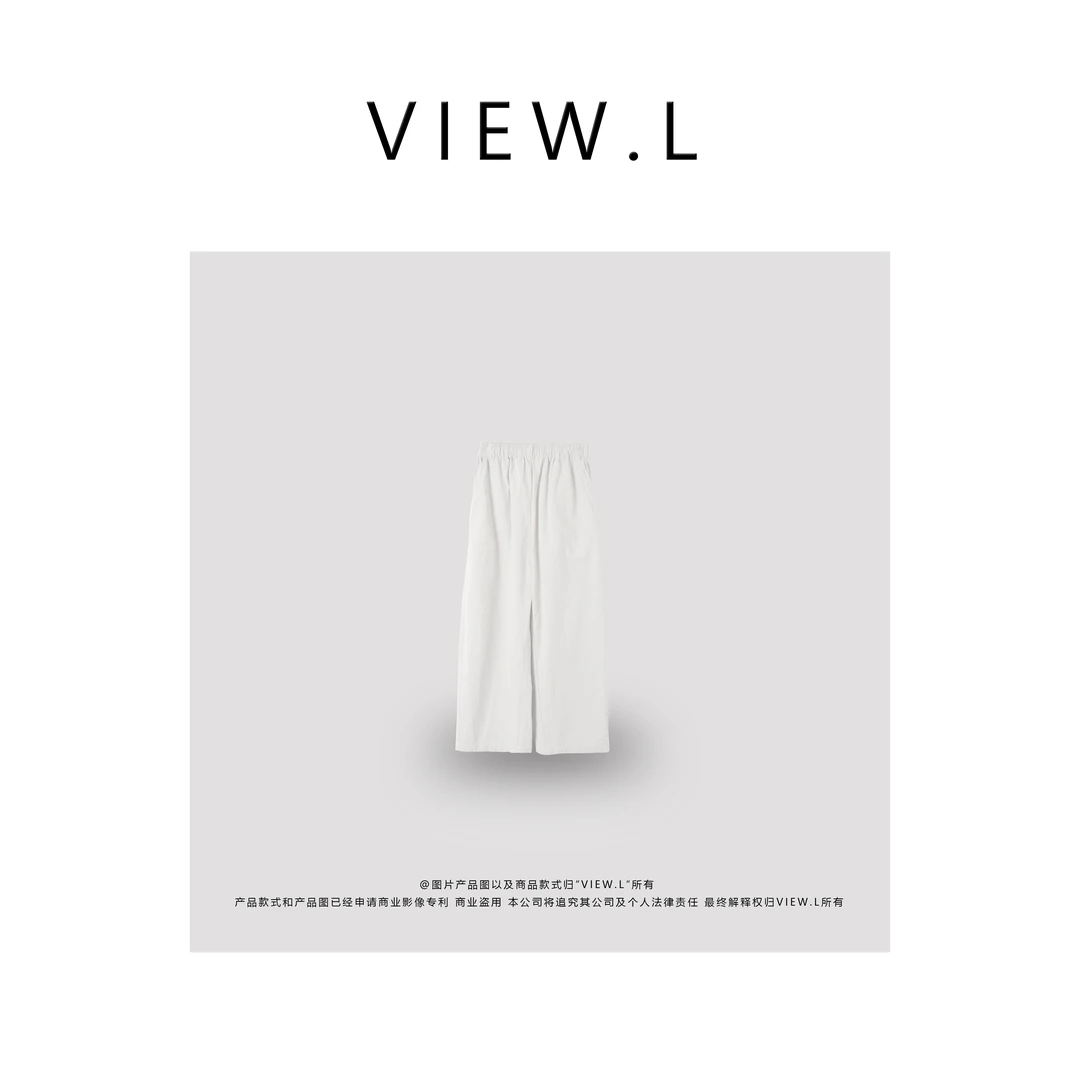 view.l25 设计师款休闲阔腿长裤M1020