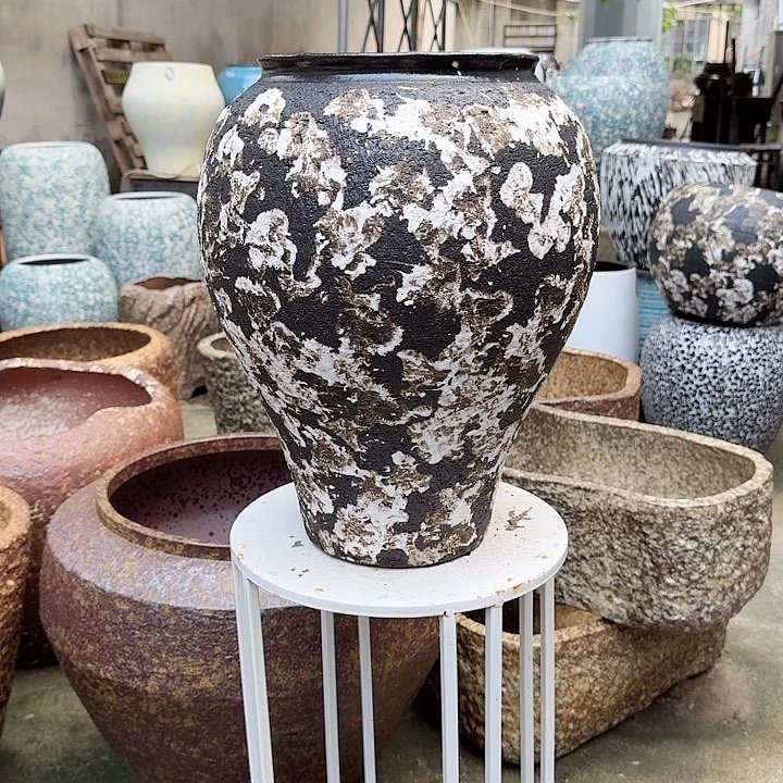 紫砂花盆高度41口径21