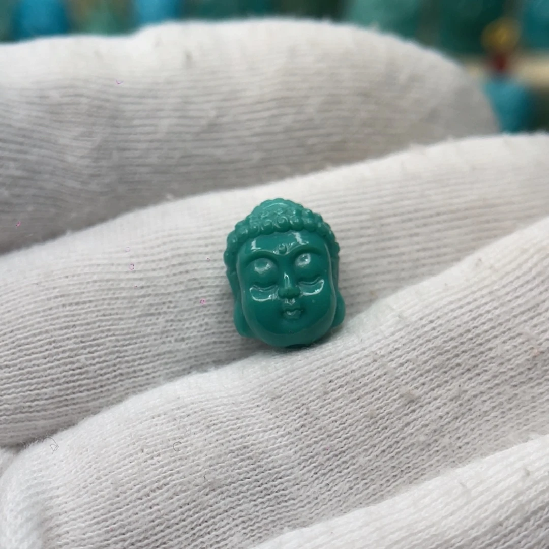 绿松石未镶嵌颈饰卡10-13.2-8.5