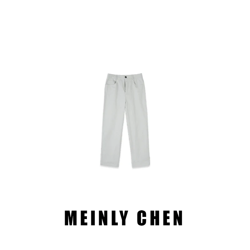 【MEINLY  CHEN】【冰川裤】高端设计师款时尚百搭休闲裤8250108