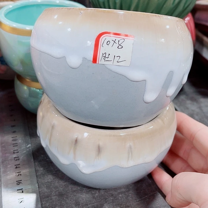 多肉陶瓷花盆满10元包邮