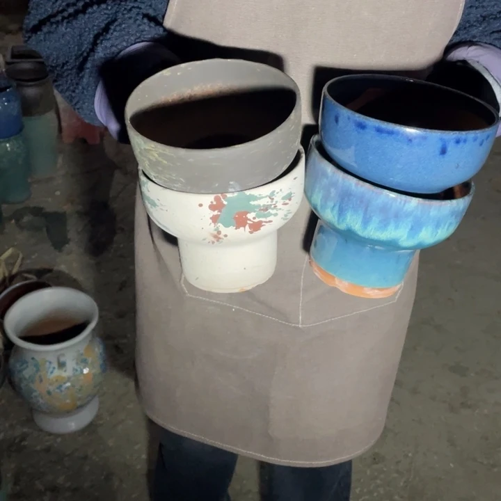 紫砂花盆口15高12瑕疵瑕疵