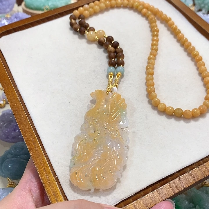 翡翠未镶嵌颈饰翡翠吊坠