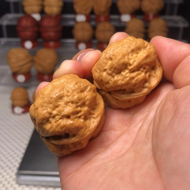 把件文玩核桃46玉龙小金蟾