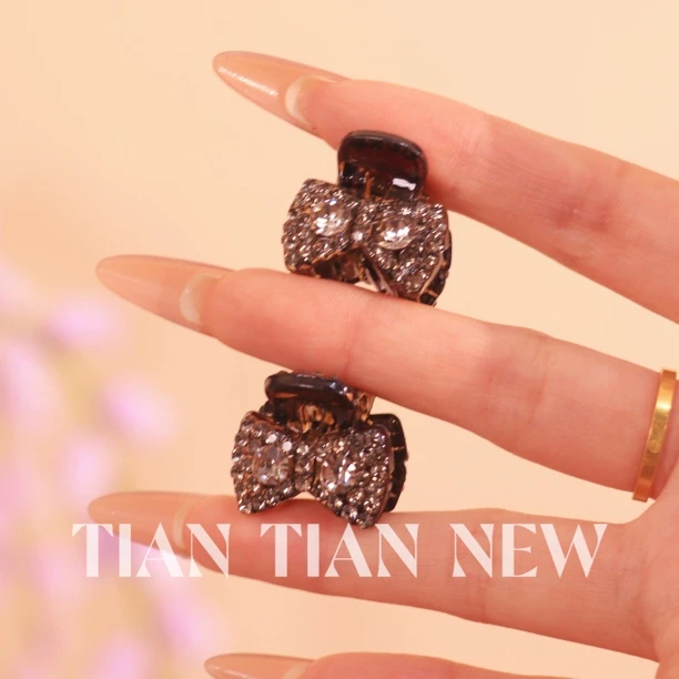 A044（两个装）蝴蝶结小巧发夹小抓夹碎发夹刘海夹边夹公主头发饰