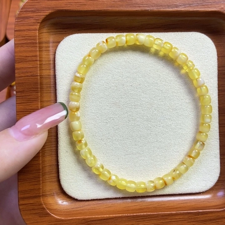 琥珀未镶嵌珠宝奇石手串福利