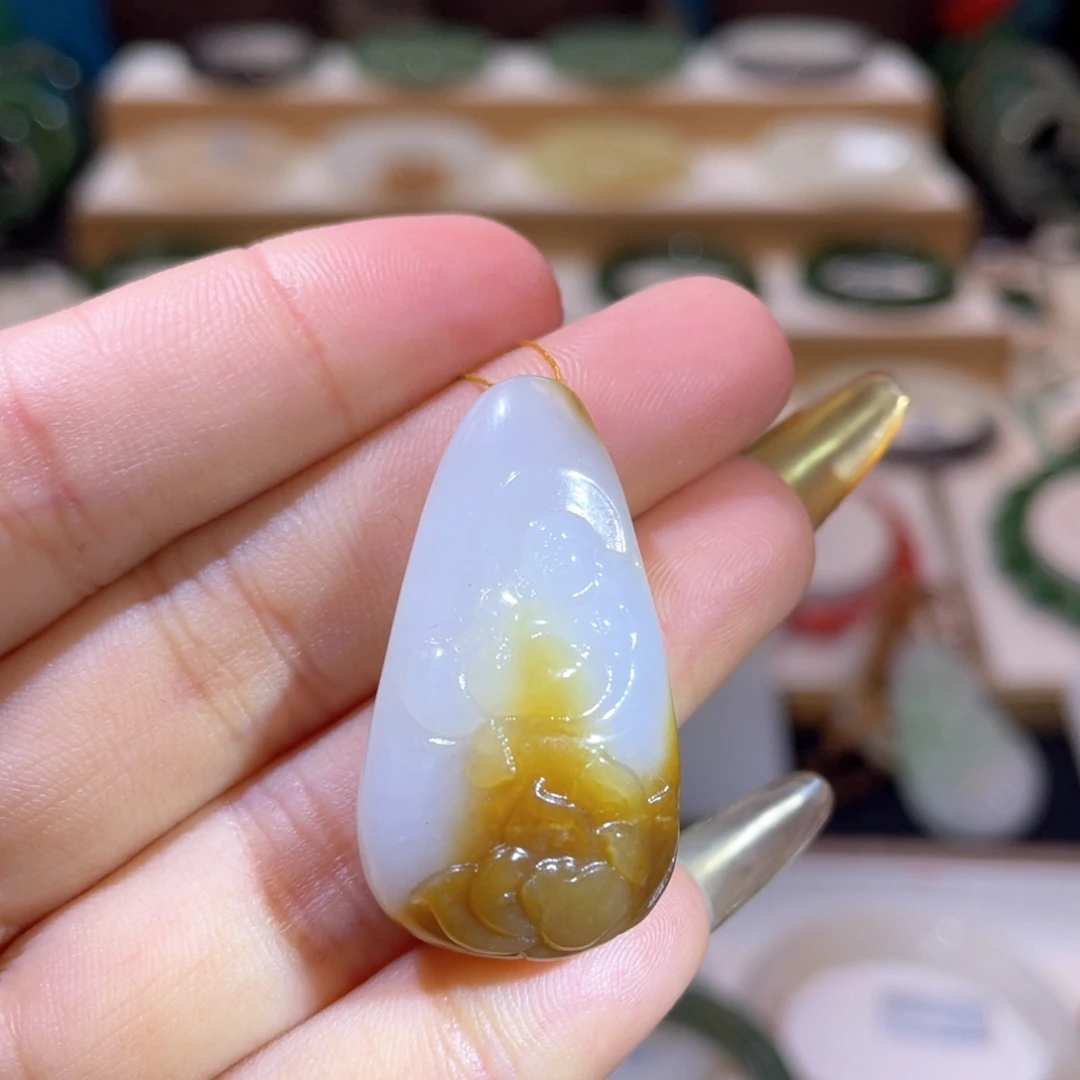 和田玉高品糖玉佛公未镶嵌