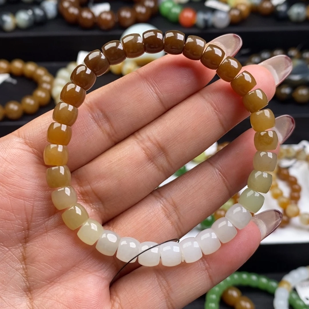 和田玉未镶嵌手链