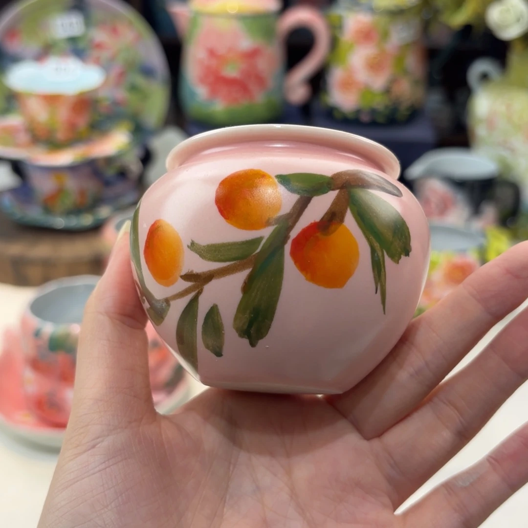 景德镇手绘高温釉下彩陶瓷茶具