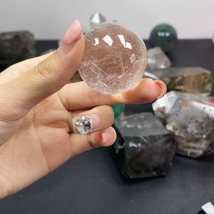 未镶嵌水晶珠宝半成品268水晶石