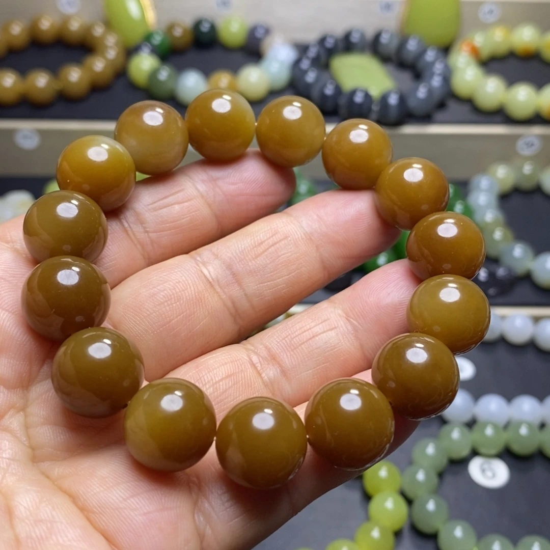 和田玉手串未镶嵌