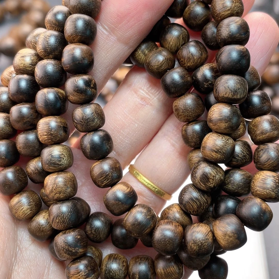 沉香手串君*.白棋瘤疤0.8