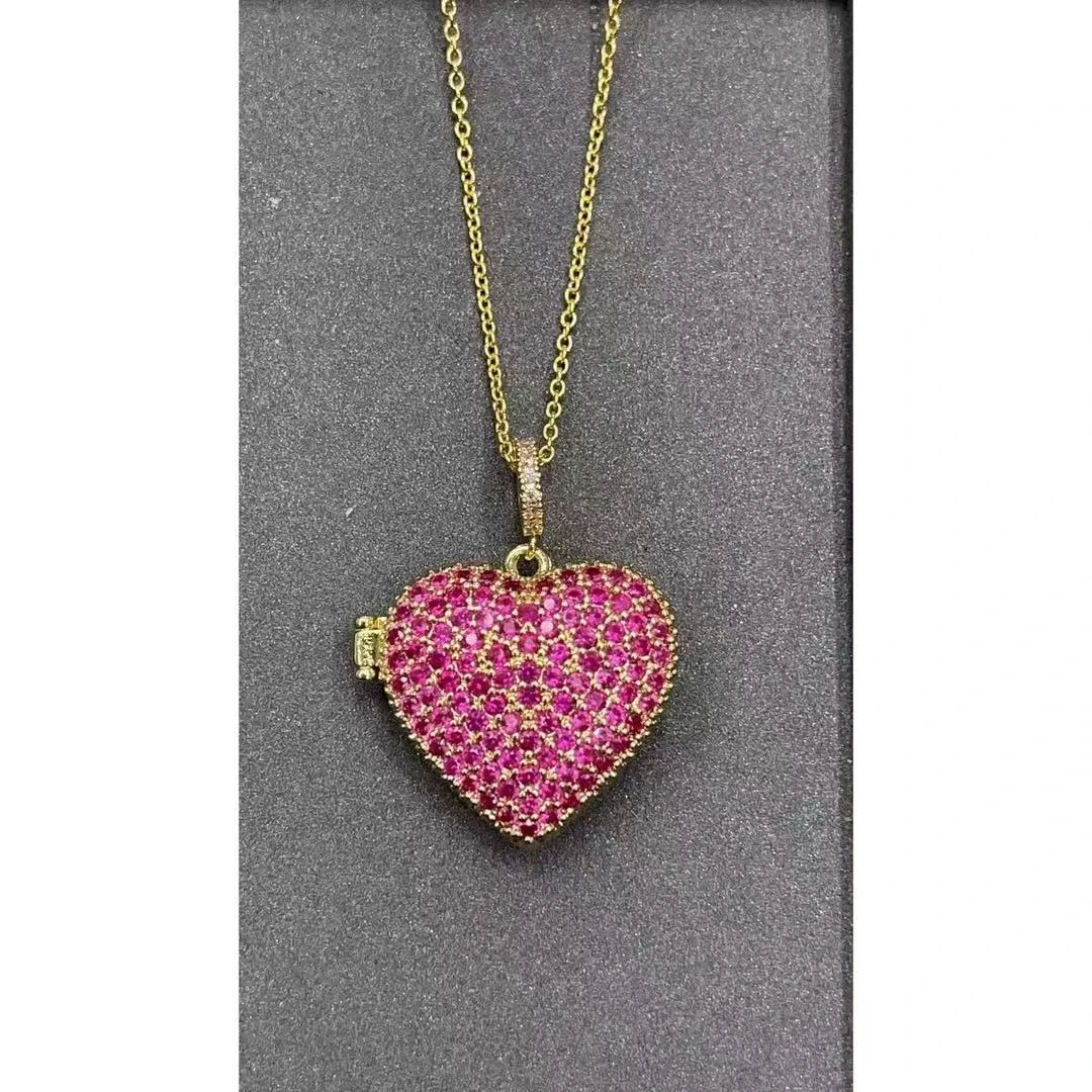 吊坠 吊坠 福玺甄选红爱心吊坠2111