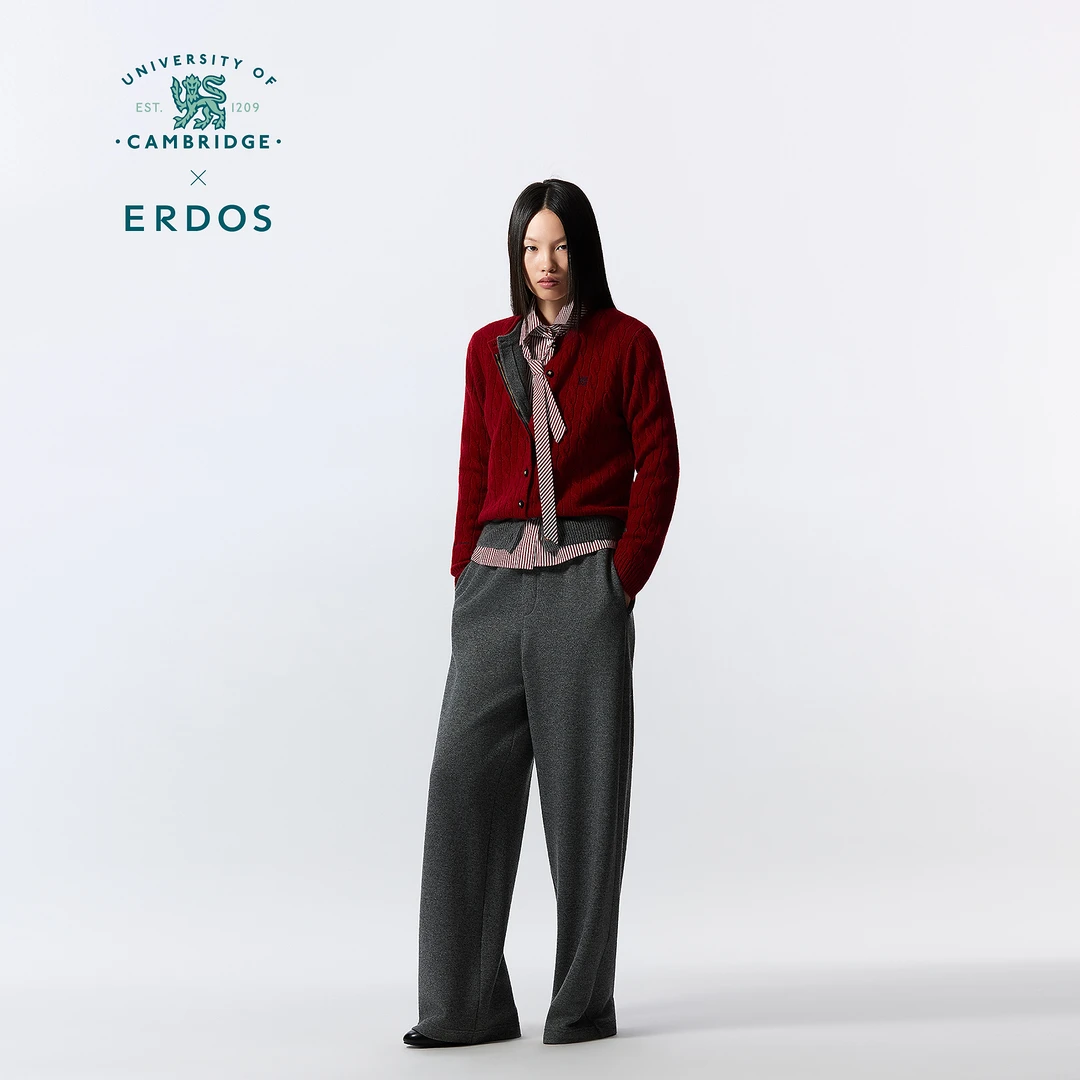 【ERDOS×剑桥大学联名系列】ERDOS 精密针织直筒裤 2026年秋冬新品