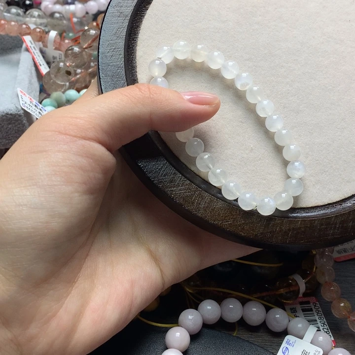 项链未镶嵌烟晶天然水晶手链