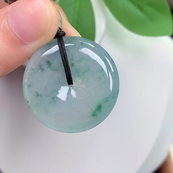 颈饰未镶嵌翡翠平安扣 29-5.8mm