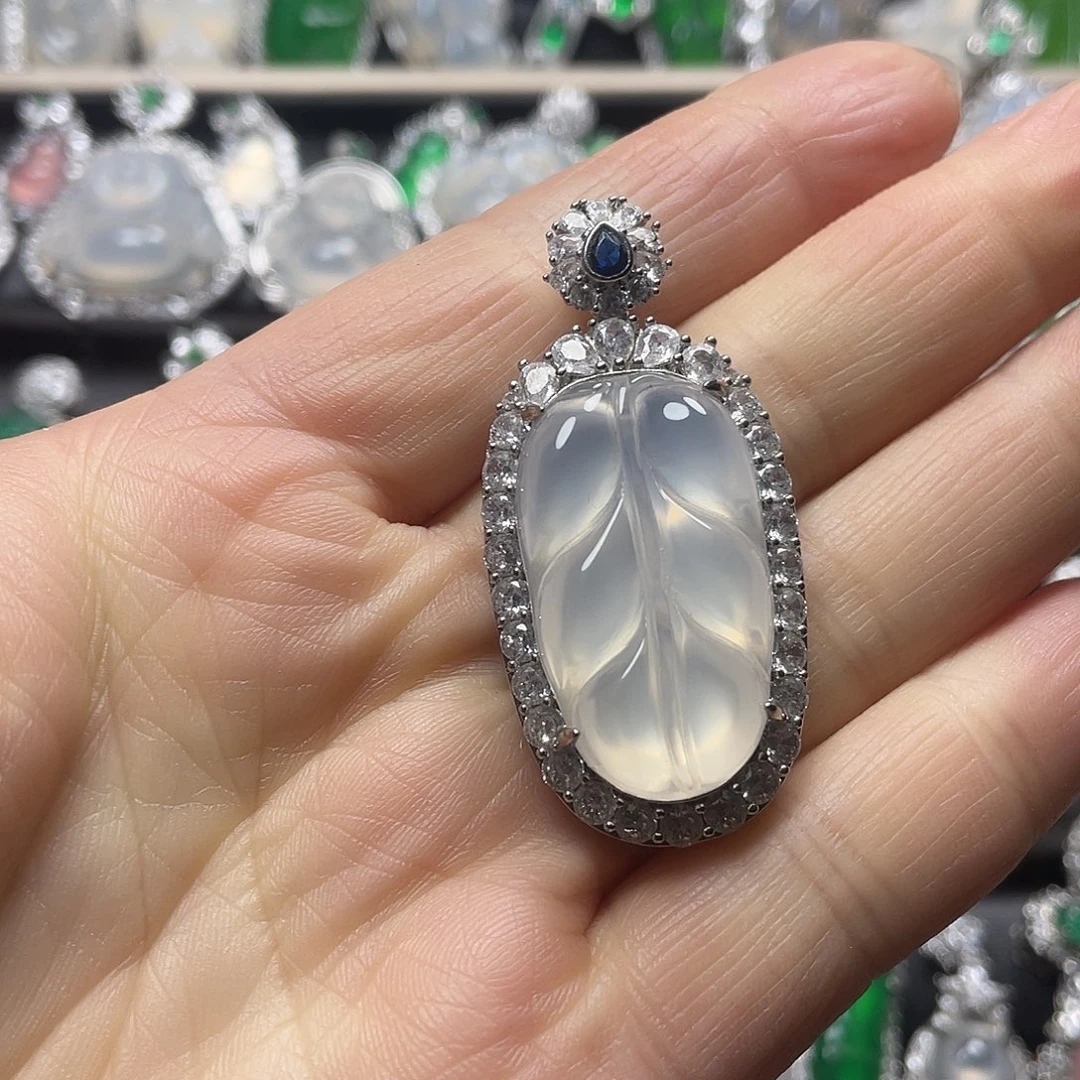 玛瑙/玉髓合金挂件