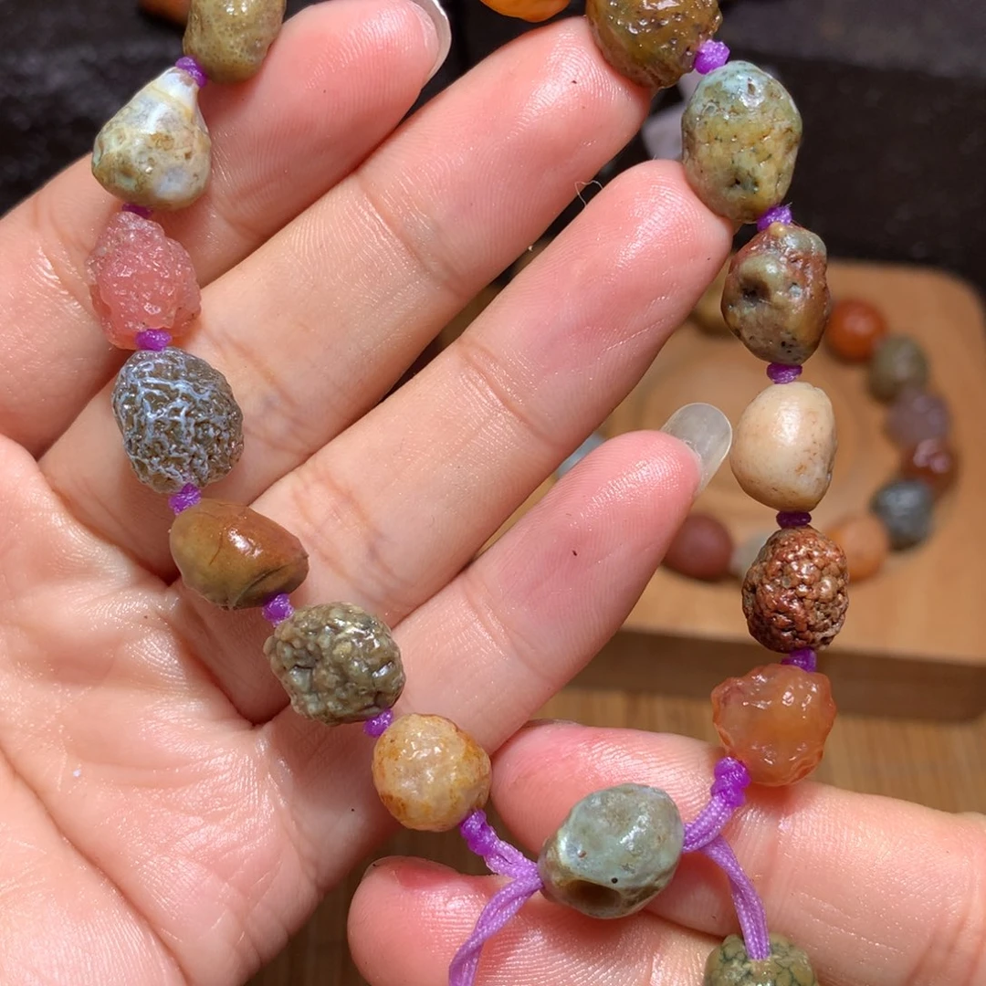 未镶嵌玛瑙/玉髓珠宝半成品