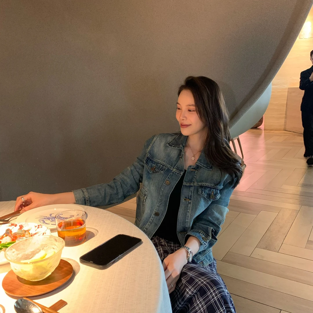 BIG WHITE REMADE“浅留梦蓝”气质百搭潮流休闲时尚牛仔外套D5L359