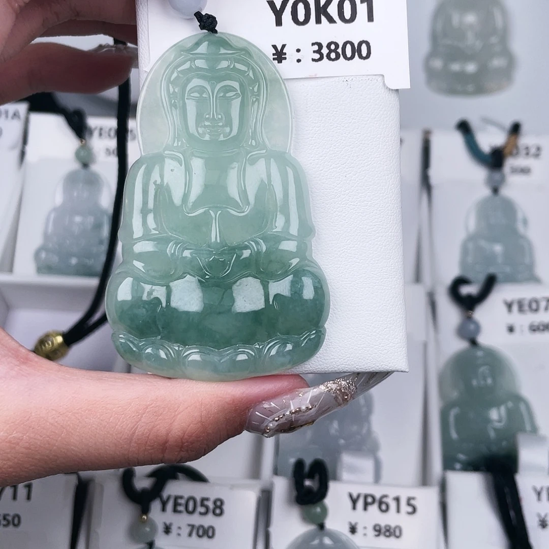 翡翠未镶嵌颈饰Y0K01