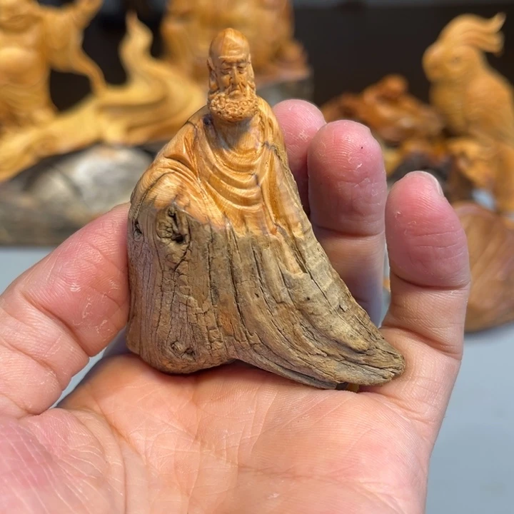 柏木（崖柏）根雕工艺摆件