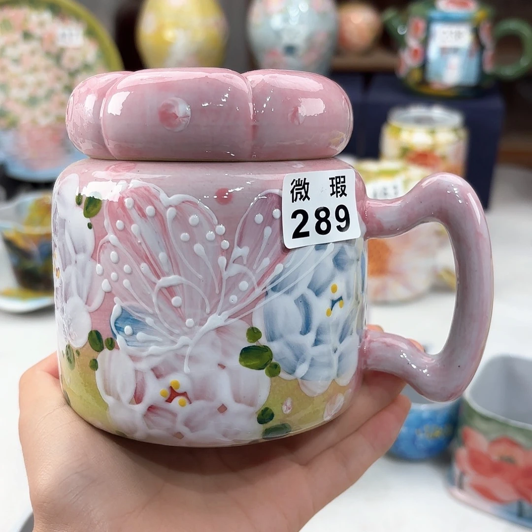 景德镇手绘高温釉下彩陶瓷茶具