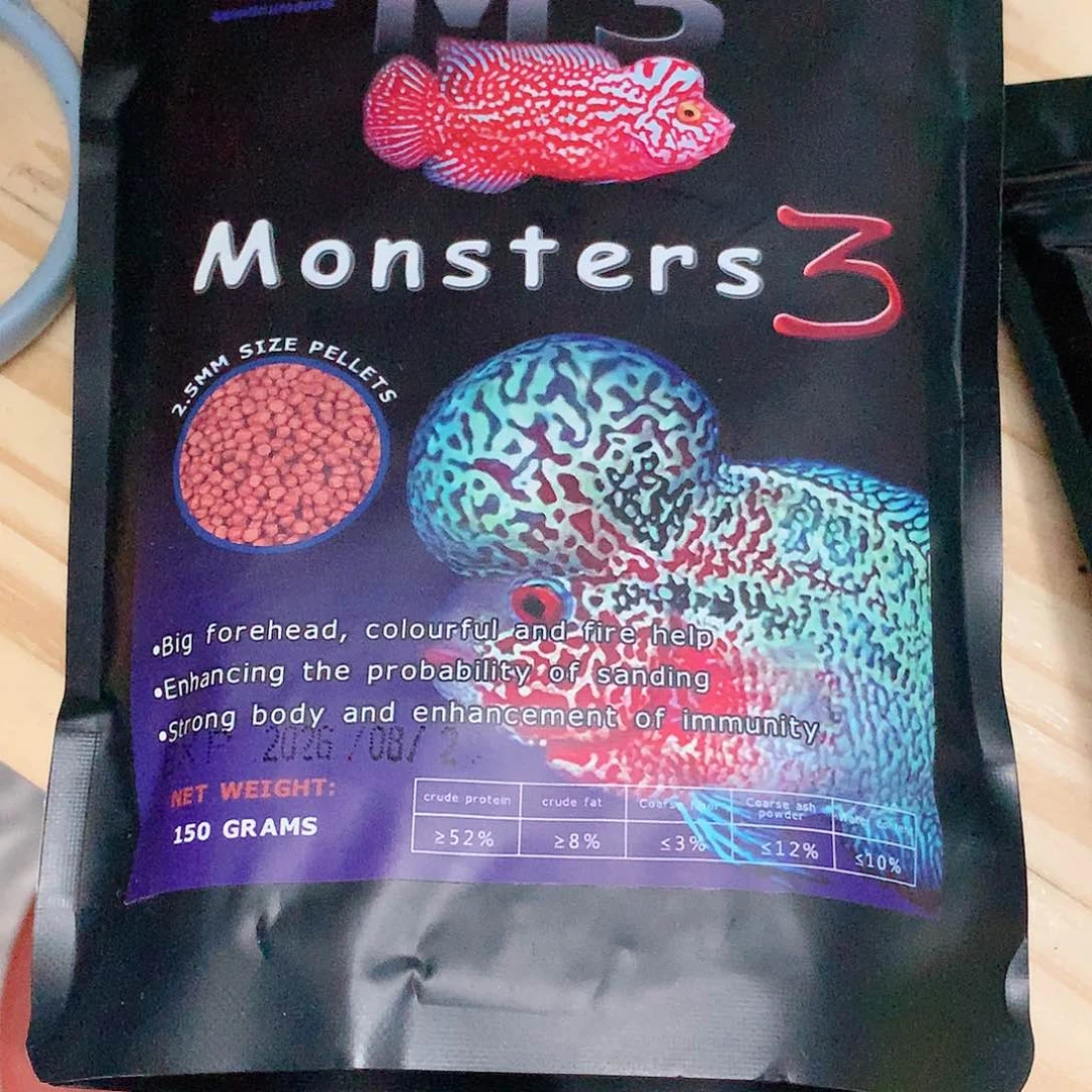 罗汉鱼北***迪直播间饲料