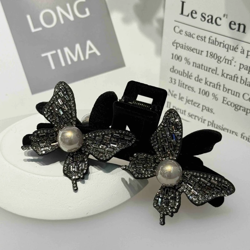 【小魏总珠宝】双蝴蝶结抓夹12cm