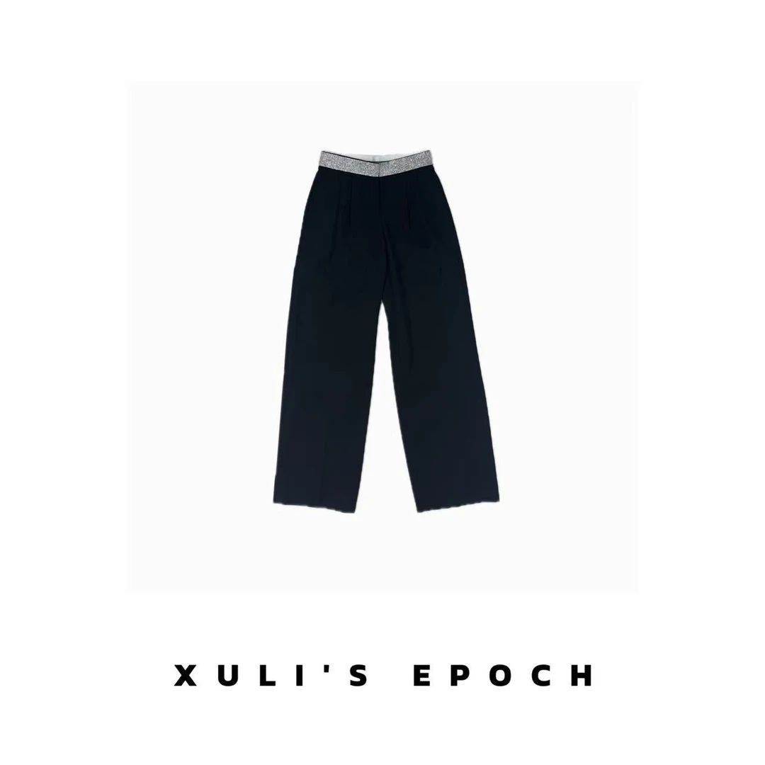XULI'S EPOCH腰钻设计休闲裤·发回来拉黑·0309-900