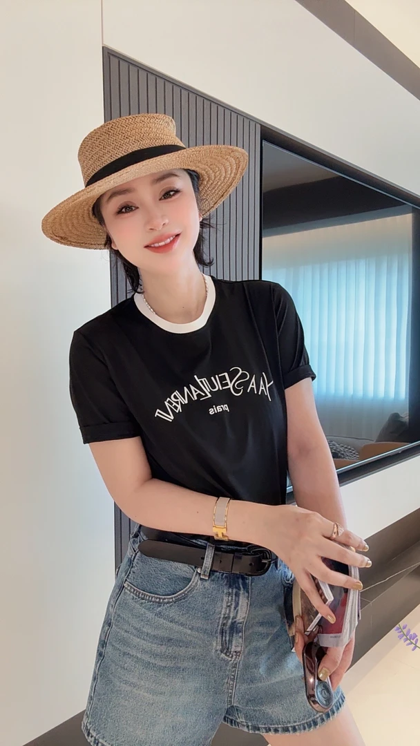 FANYE 潮流字母印花圆领短袖T恤417-2-6