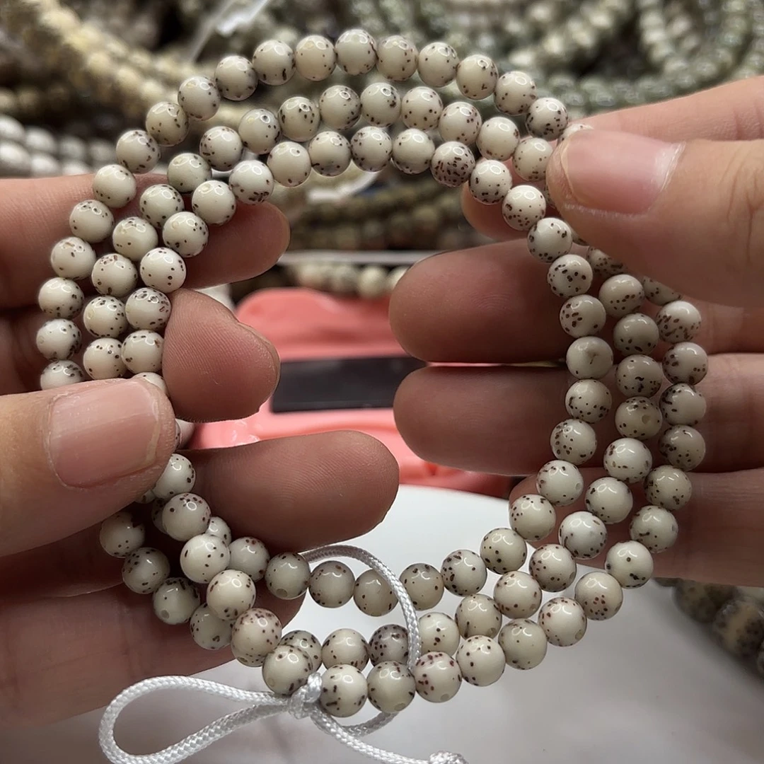 星月菩提手串6龙蛋大留白