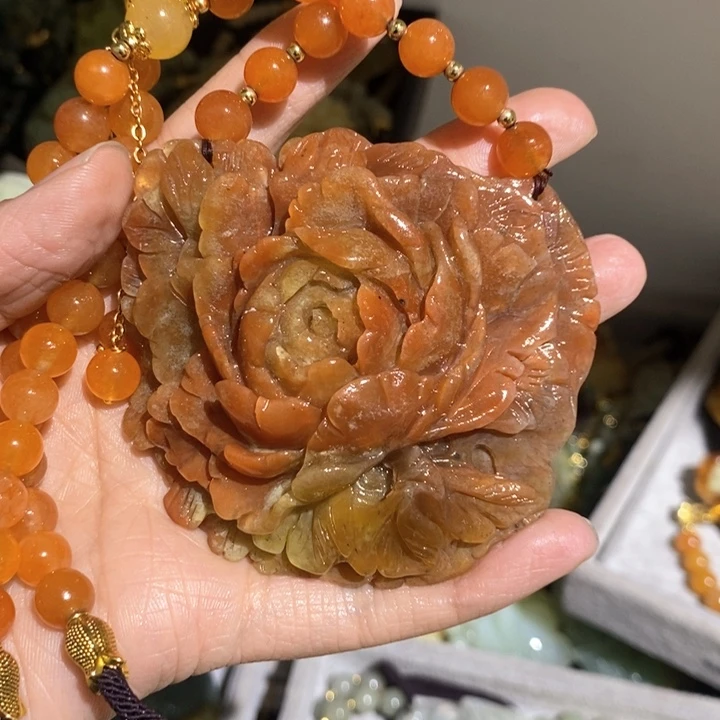 岫玉毛衣链未镶嵌