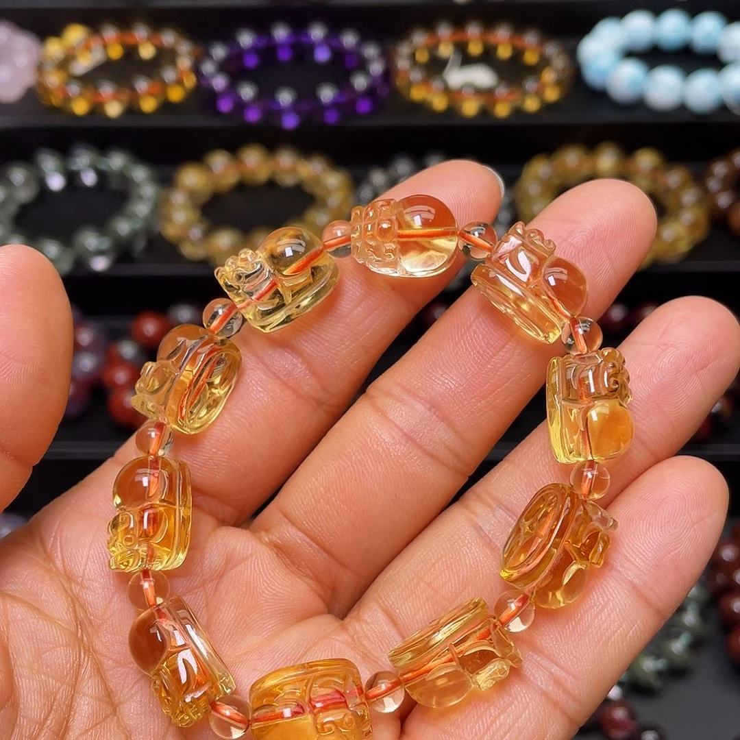 手链水晶未镶嵌巴西暴力黄