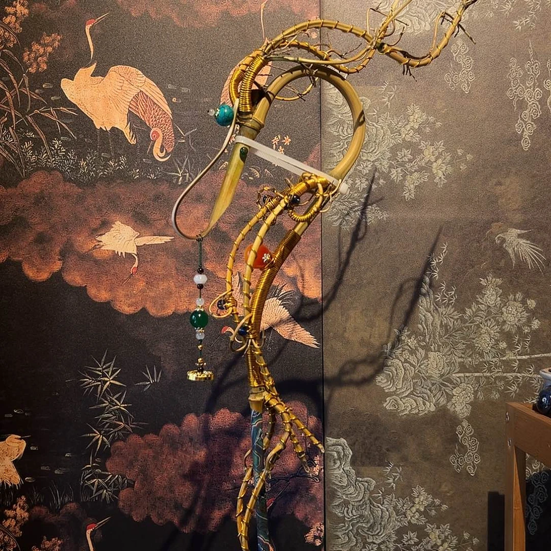 【玉冠灵龙】原创手工龙挂香